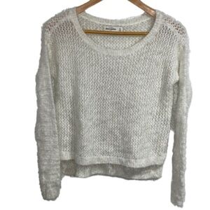 Abercrombie soft sweater ivory Silver xl kids girl brand new with‎ tags